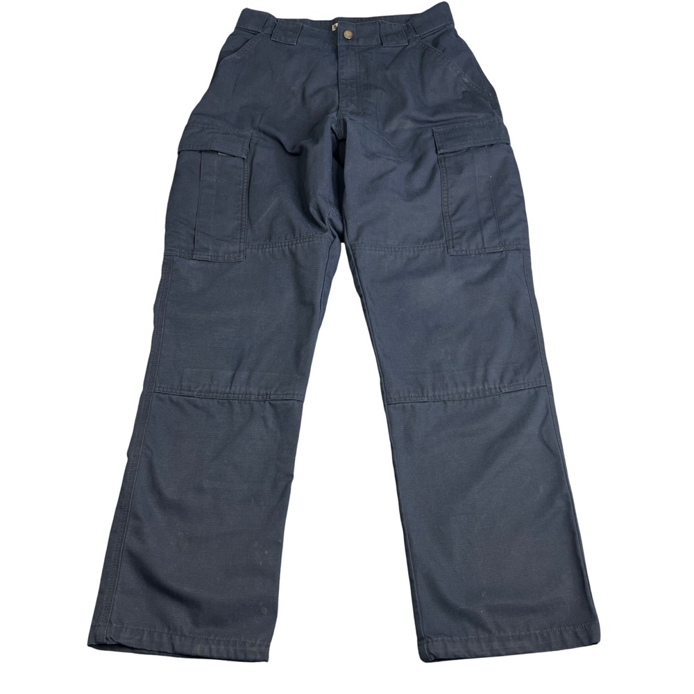 5.11 Tactical Mens Navy Blue Ripstop Cargo Pants Size Medium Regular Reinforced